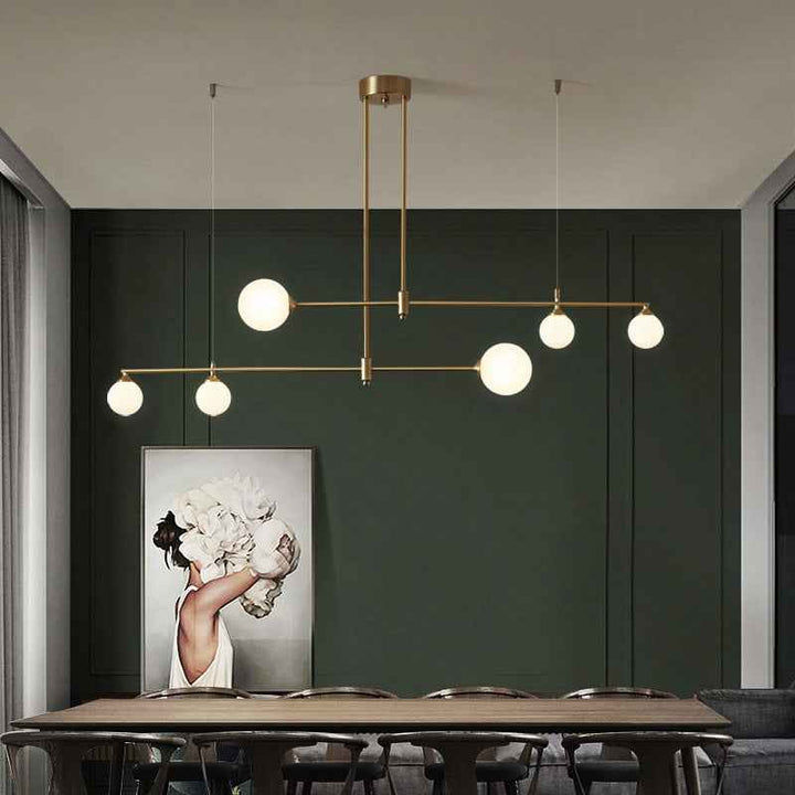 Valentina Suspension Luminaire LED Métal Doré - Neutralighting