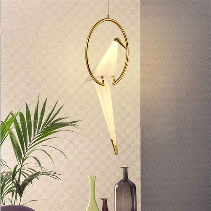 Suspension Arisha Verre Blanc LED