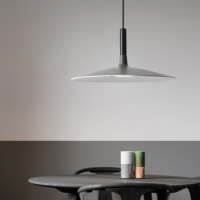 Rava Suspension Ronde Nordique Blanc/Noir/Gris Claire/Armée Verte - Neutralighting