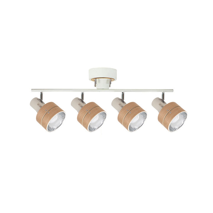 Esorila Plafonnier Nordique Cylindrique à 4 Spots Métalliques - Neutralighting