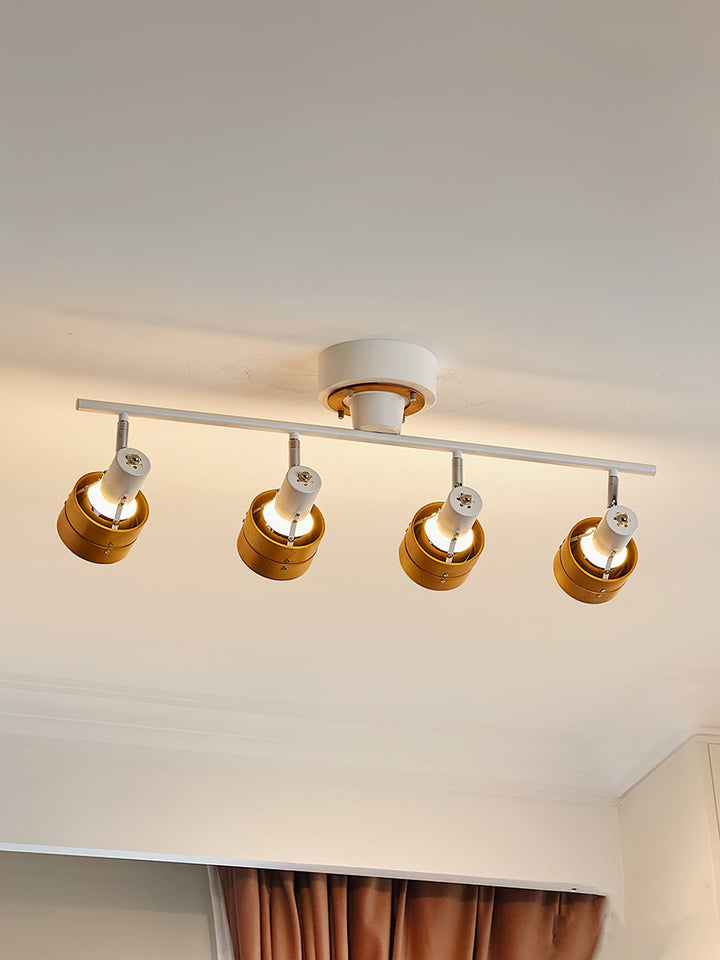 Esorila Plafonnier Nordique Cylindrique à 4 Spots Métalliques - Neutralighting
