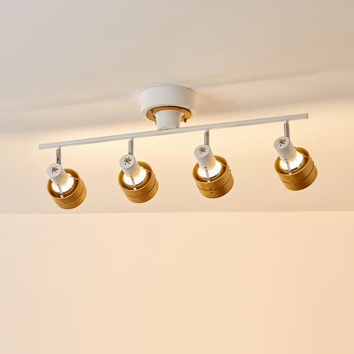 Esorila Plafonnier Nordique Cylindrique à 4 Spots Métalliques - Neutralighting