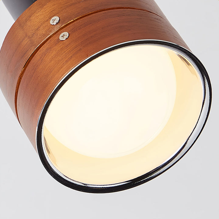 Esorila Plafonnier Nordique Cylindrique à 4 Spots Métalliques - Neutralighting
