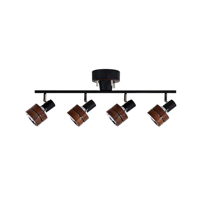 Esorila Plafonnier Nordique Cylindrique à 4 Spots Métalliques - Neutralighting