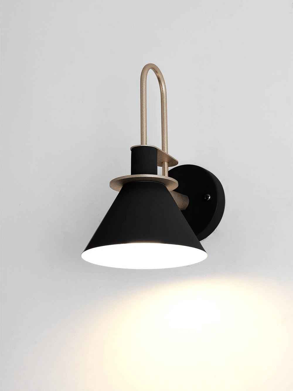 Lustra Métal 24cm Noir LED