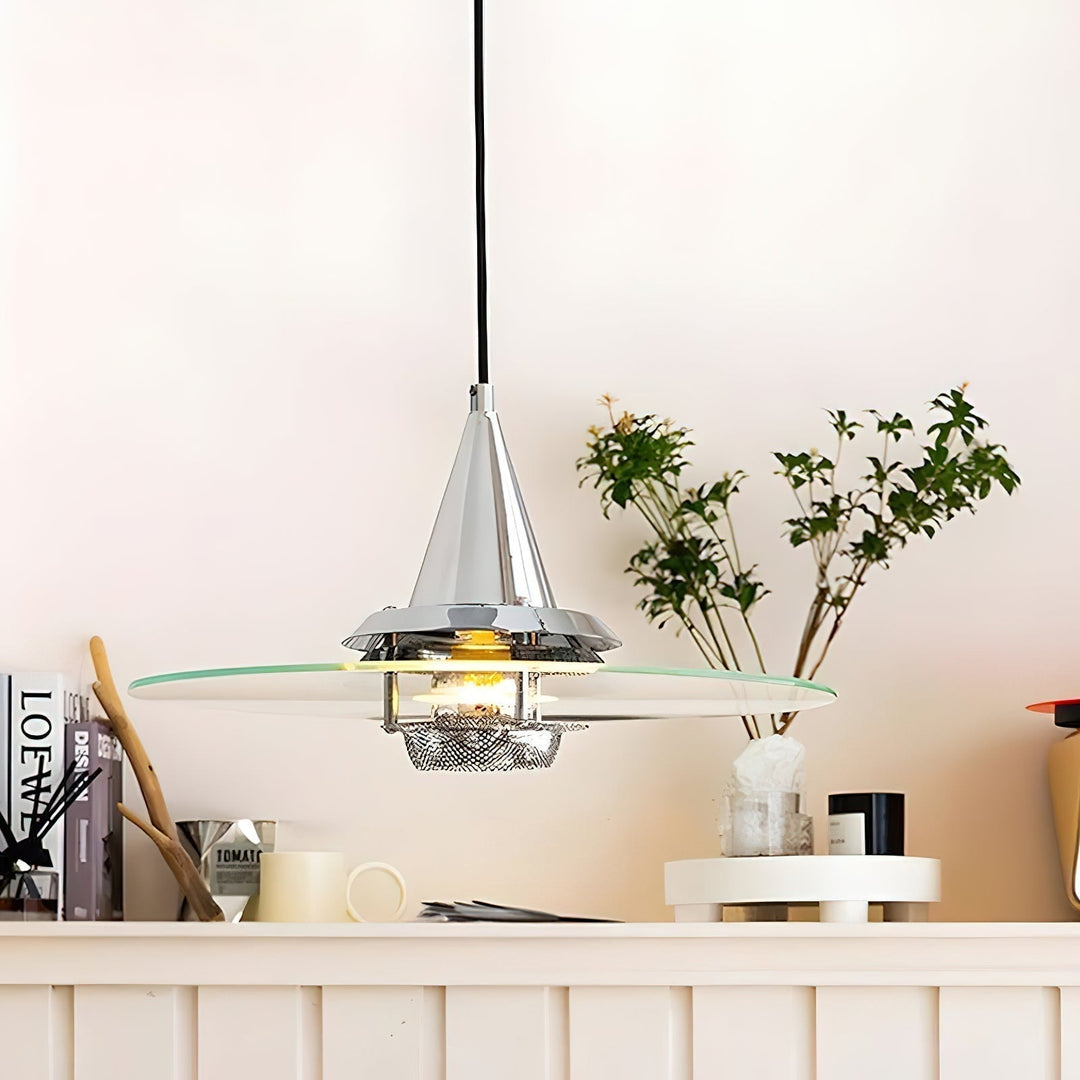 Vaughn Lampe Pendante en Verre Contemporaine - Neutralighting