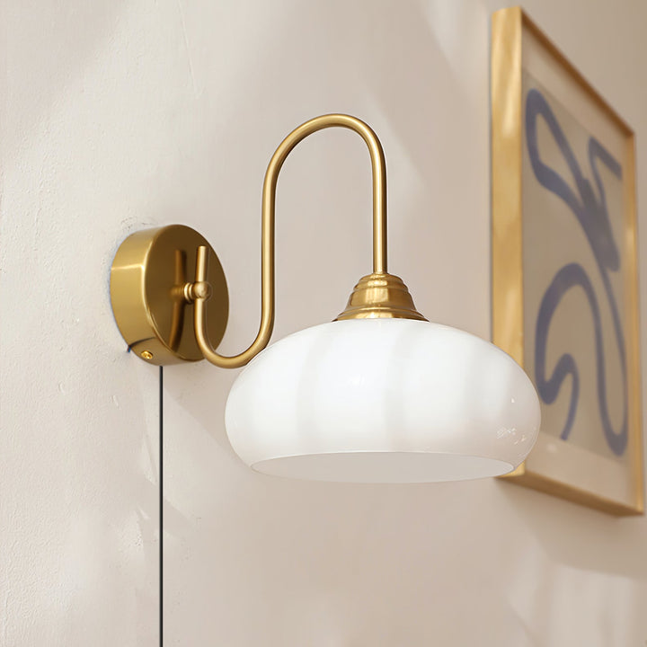 Ulsilia Applique Murale Nordique Haut de Gamme en Métal et Verre - Neutralighting