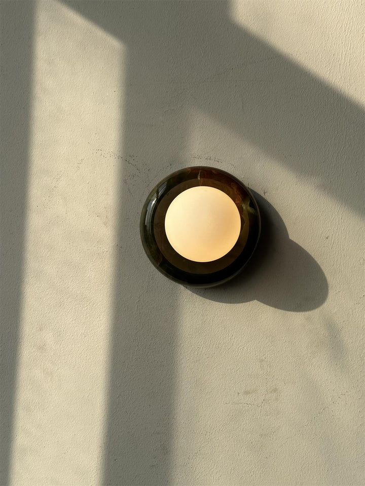 Cemaros Applique Murale Moderne Minimaliste en Verre Jade - Neutralighting