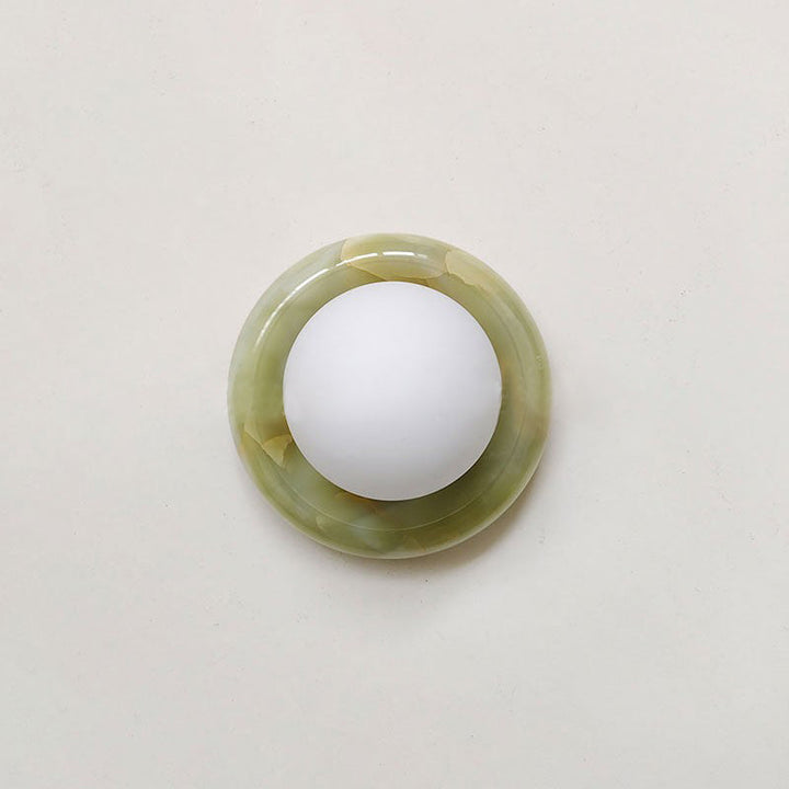 Cemaros Applique Murale Moderne Minimaliste en Verre Jade - Neutralighting