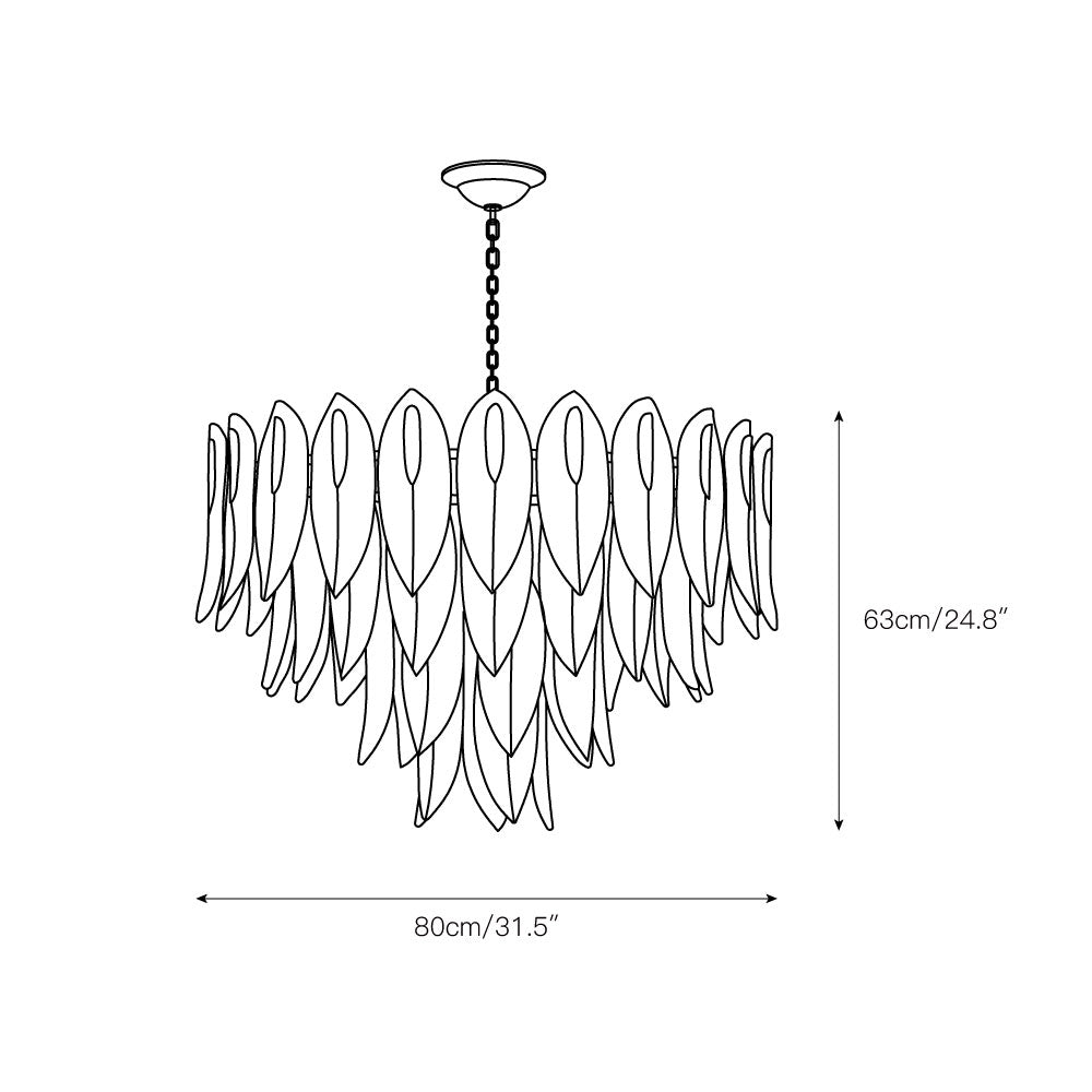 Ivthayra Lustre Postmoderne en Laiton et Verre de Luxe - Neutralighting