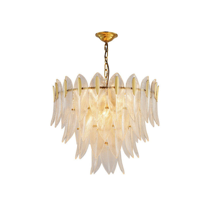 Ivthayra Lustre Postmoderne en Laiton et Verre de Luxe - Neutralighting