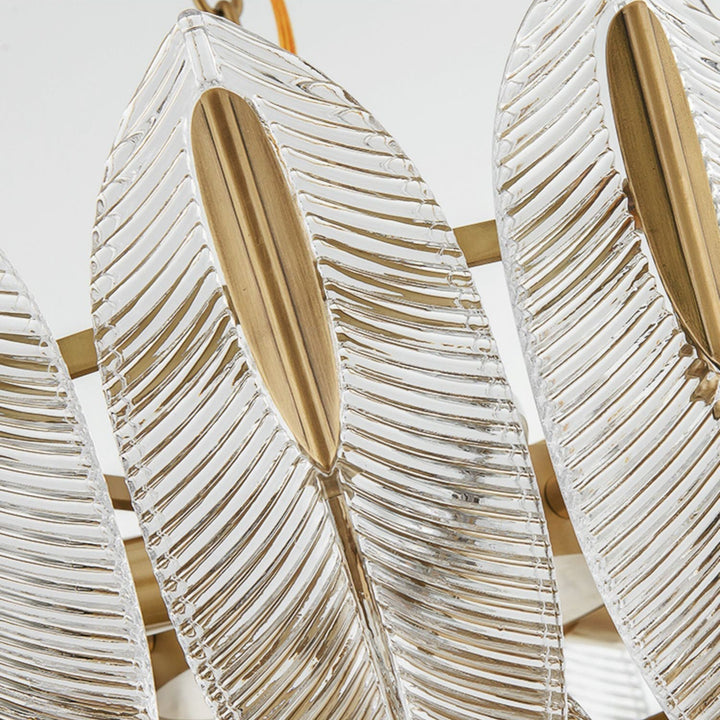 Ivthayra Lustre Postmoderne en Laiton et Verre de Luxe - Neutralighting