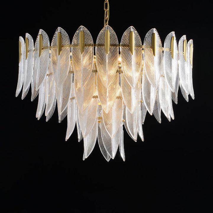 Ivthayra Lustre Postmoderne en Laiton et Verre de Luxe - Neutralighting