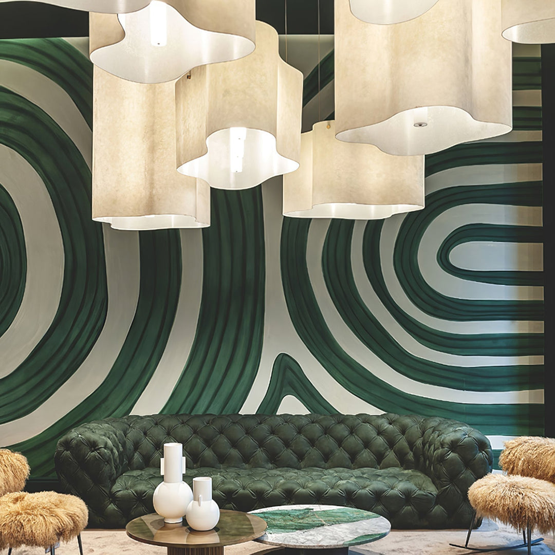 Evelan Lampe Pendante Forme Nuage Art Moderne - Neutralighting