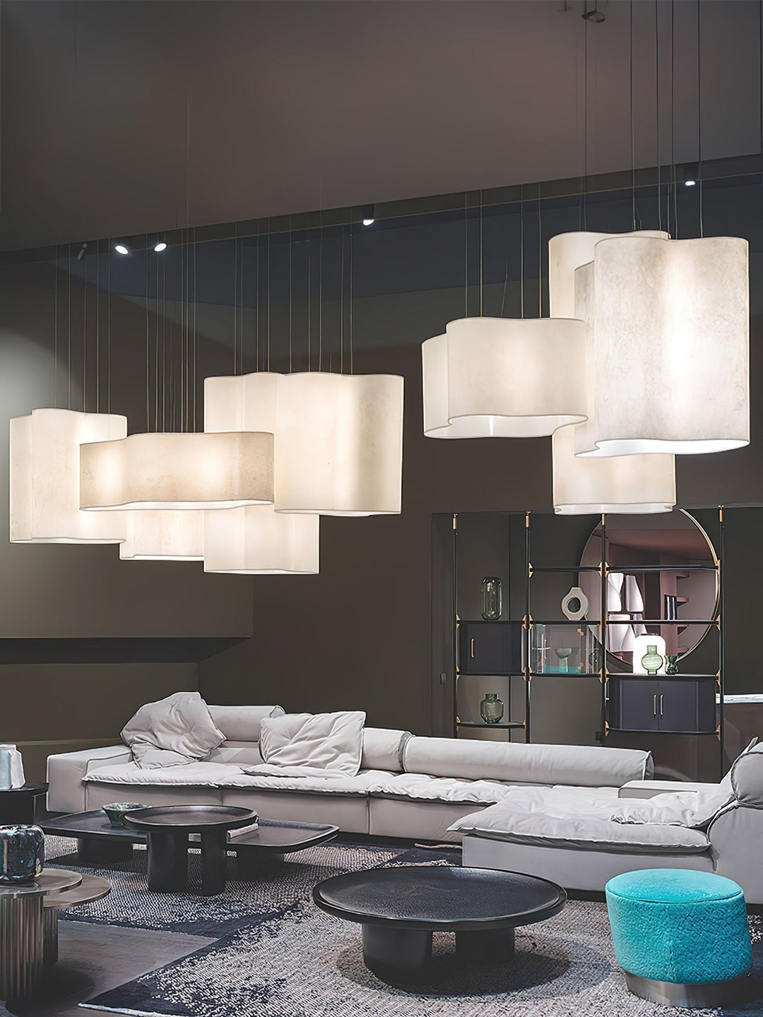 Evelan Lampe Pendante Forme Nuage Art Moderne - Neutralighting