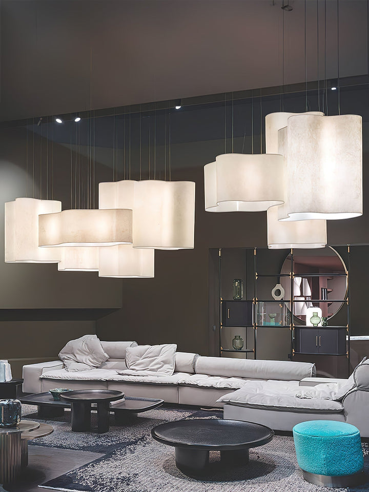Evelan Lampe Pendante Forme Nuage Art Moderne - Neutralighting