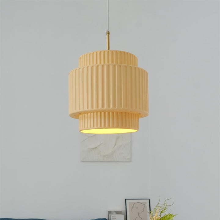 Aurelia Lampe Pendante Minimaliste à Cannelures - Neutralighting