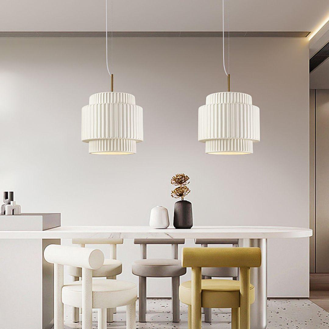 Aurelia Lampe Pendante Minimaliste à Cannelures - Neutralighting