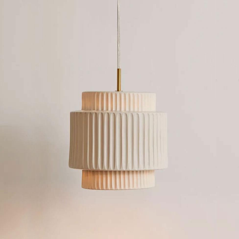 Aurelia Lampe Pendante Minimaliste à Cannelures - Neutralighting