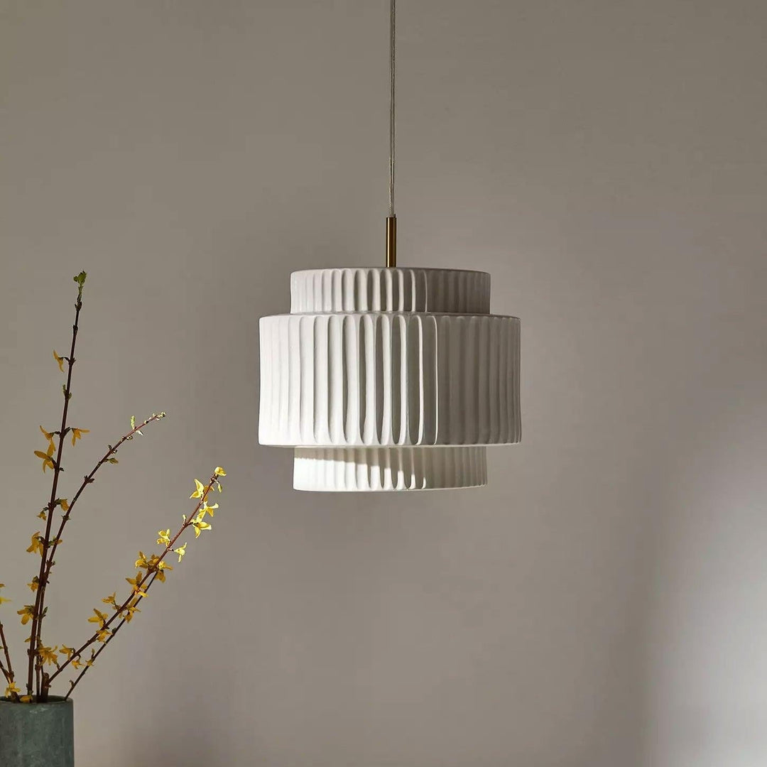Aurelia Lampe Pendante Minimaliste à Cannelures - Neutralighting