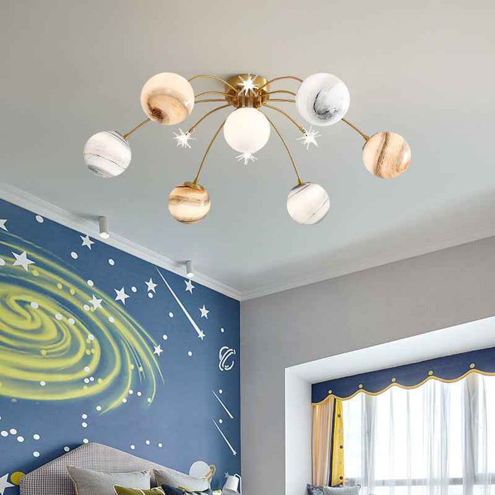 Plafonnier Moderne Verre LED