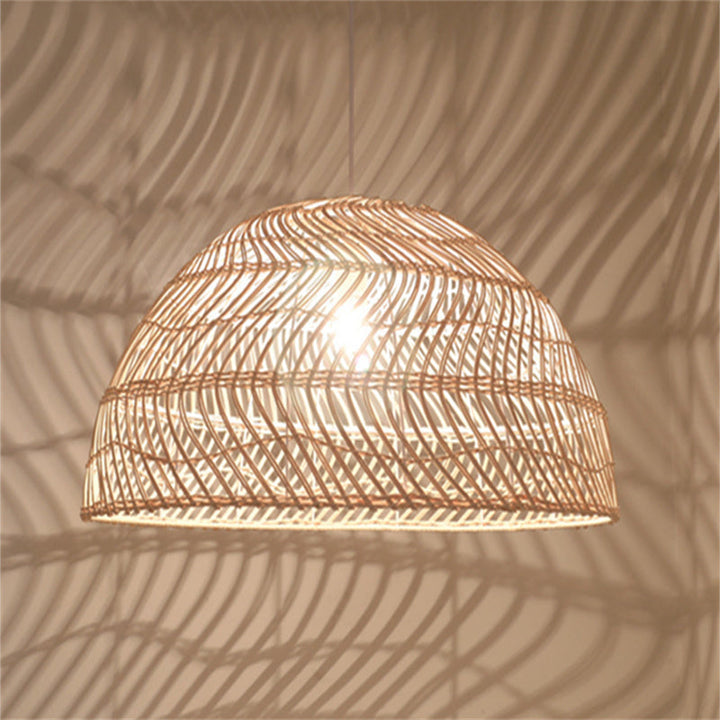 Ritta Retro Rotin/Métal Suspension Chambre à Coucher - Neutralighting