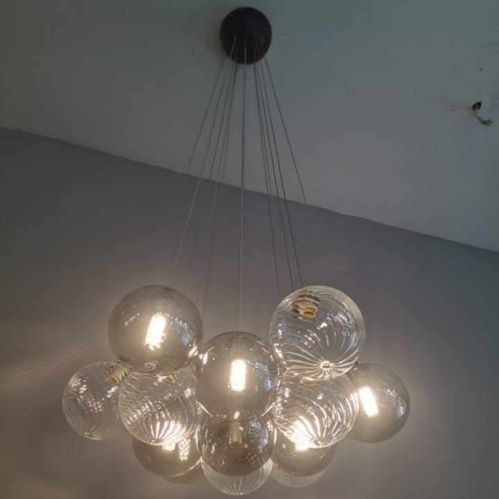 Valentina Moderne Suspension Métal Verre Salon Salle à Manger - Neutralighting