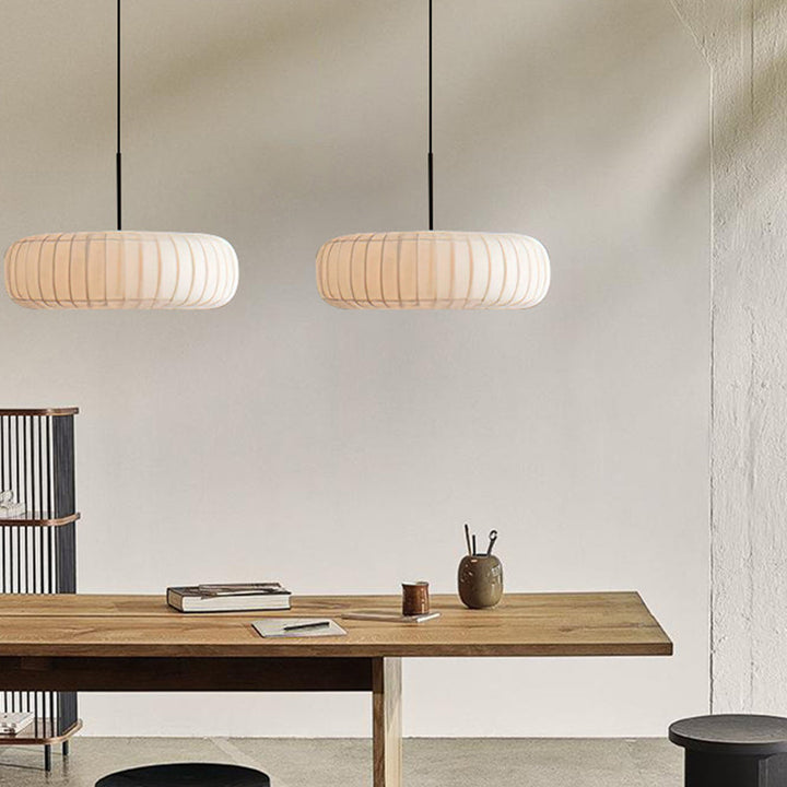 Ritta Suspension Ronde Créative Tissu Salon Salle à Manger Couloir - Neutralighting