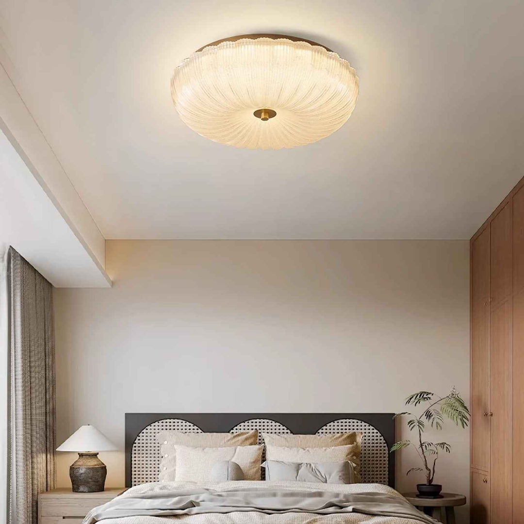 Plafonnier Halo Verre LED