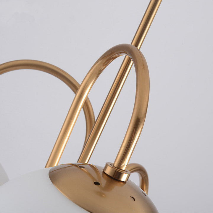Valentina Lustre LED Luxueux Verre Métal Salon Chambre à Coucher - Neutralighting