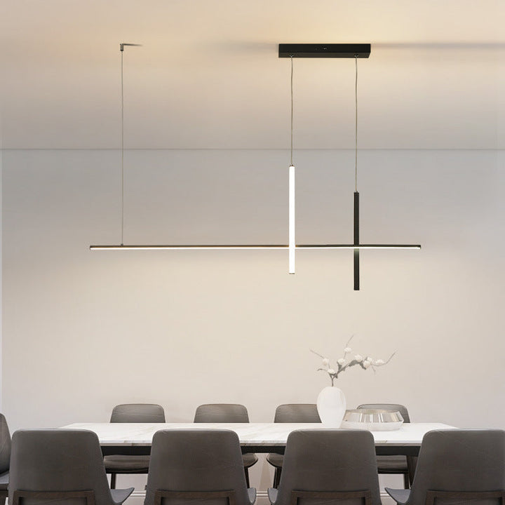 Ray Moderne Suspension Métal/Acrylique Noir/Blanc Salle à manger - Neutralighting
