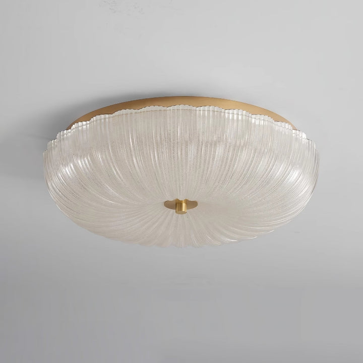Halo Plafonnier Verre Ondulé - Neutralighting