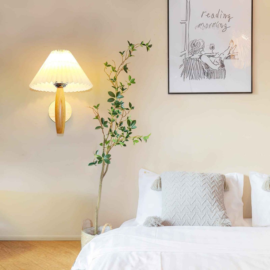Lincoln Tissu 23cm Blanc LED