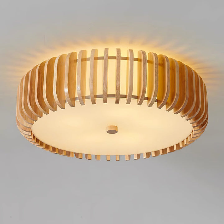 Vezorus Plafonnier en Bois Premium Élégance - Neutralighting