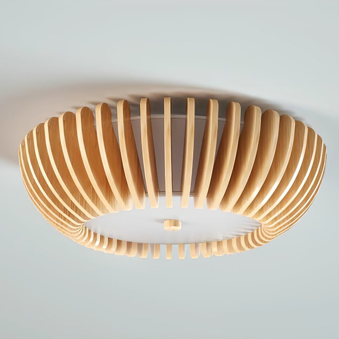 Vezorus Plafonnier en Bois Premium Élégance - Neutralighting