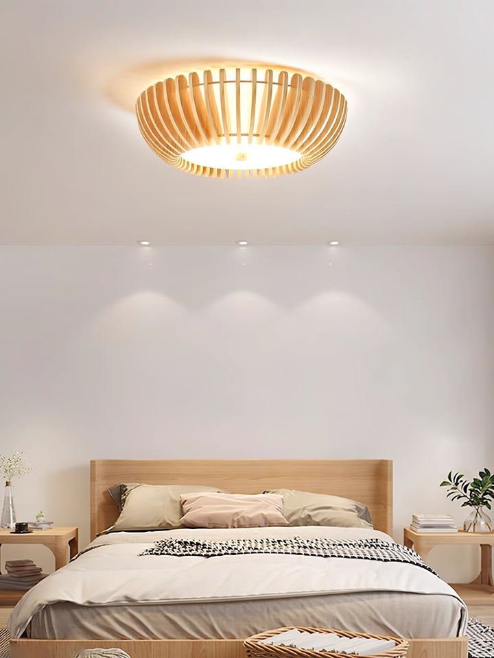 Vezorus Plafonnier en Bois Premium Élégance - Neutralighting