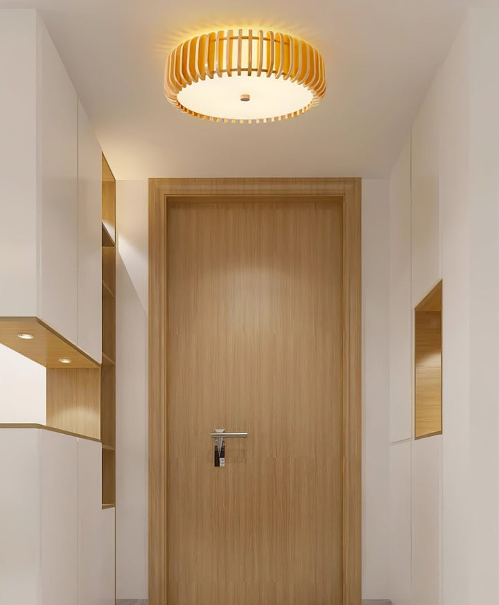 Vezorus Plafonnier en Bois Premium Élégance - Neutralighting