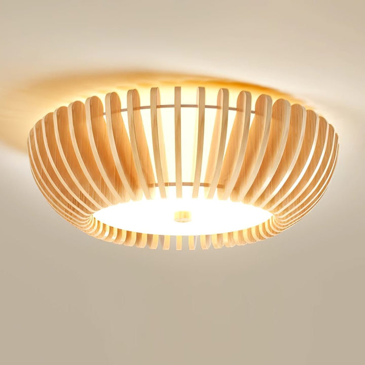 Vezorus Plafonnier en Bois Premium Élégance - Neutralighting
