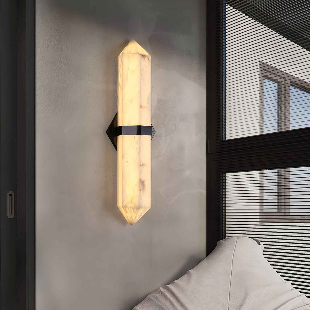 Lustra Métal 50cm Blanc LED 12W