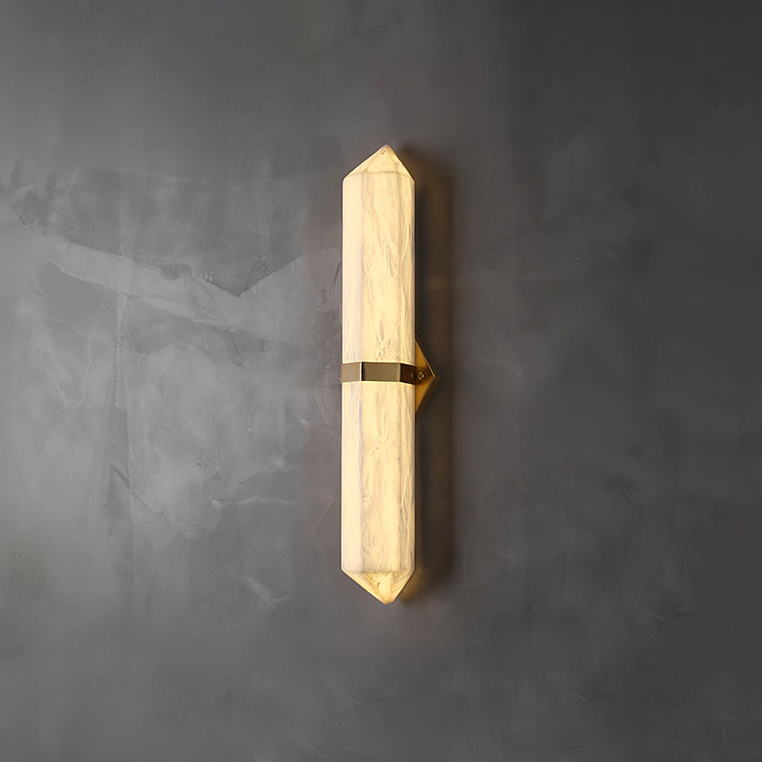 Lustra Applique Murale Alabastre Laiton pour Chambre - Neutralighting