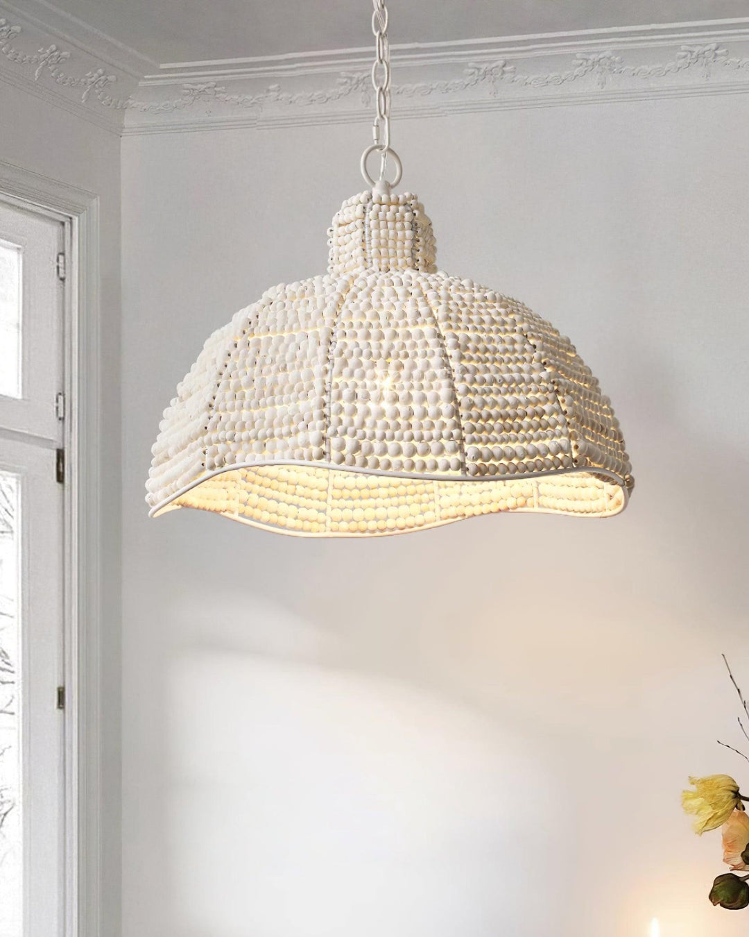 Beadora Lampe Pendante Contemporaine en Perles - Neutralighting