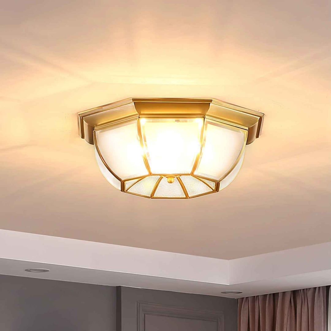 Alirora Verre 35cm Blanc LED