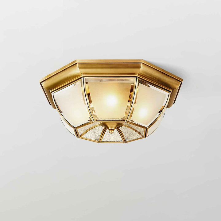 Alirora Verre 35cm Blanc LED