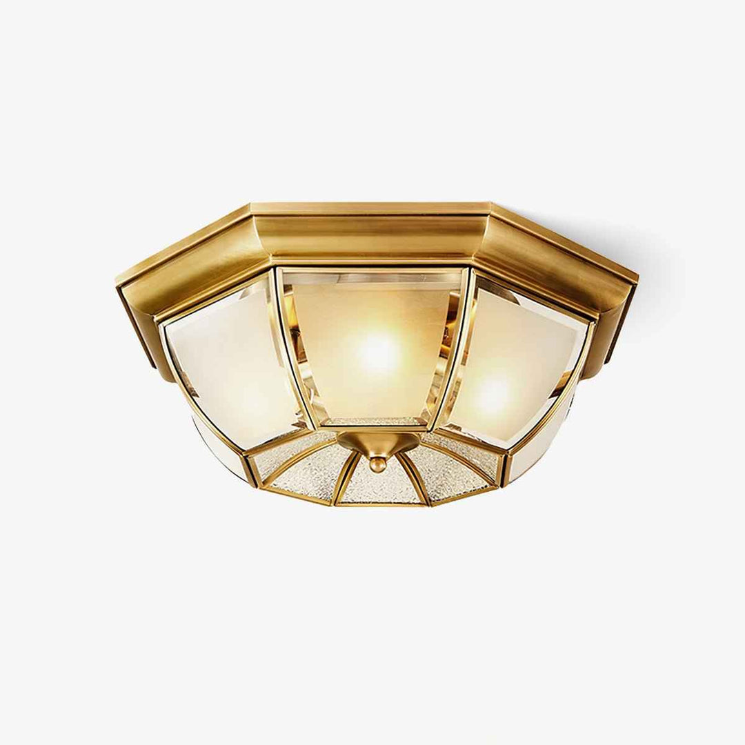 Alirora Verre 35cm Blanc LED
