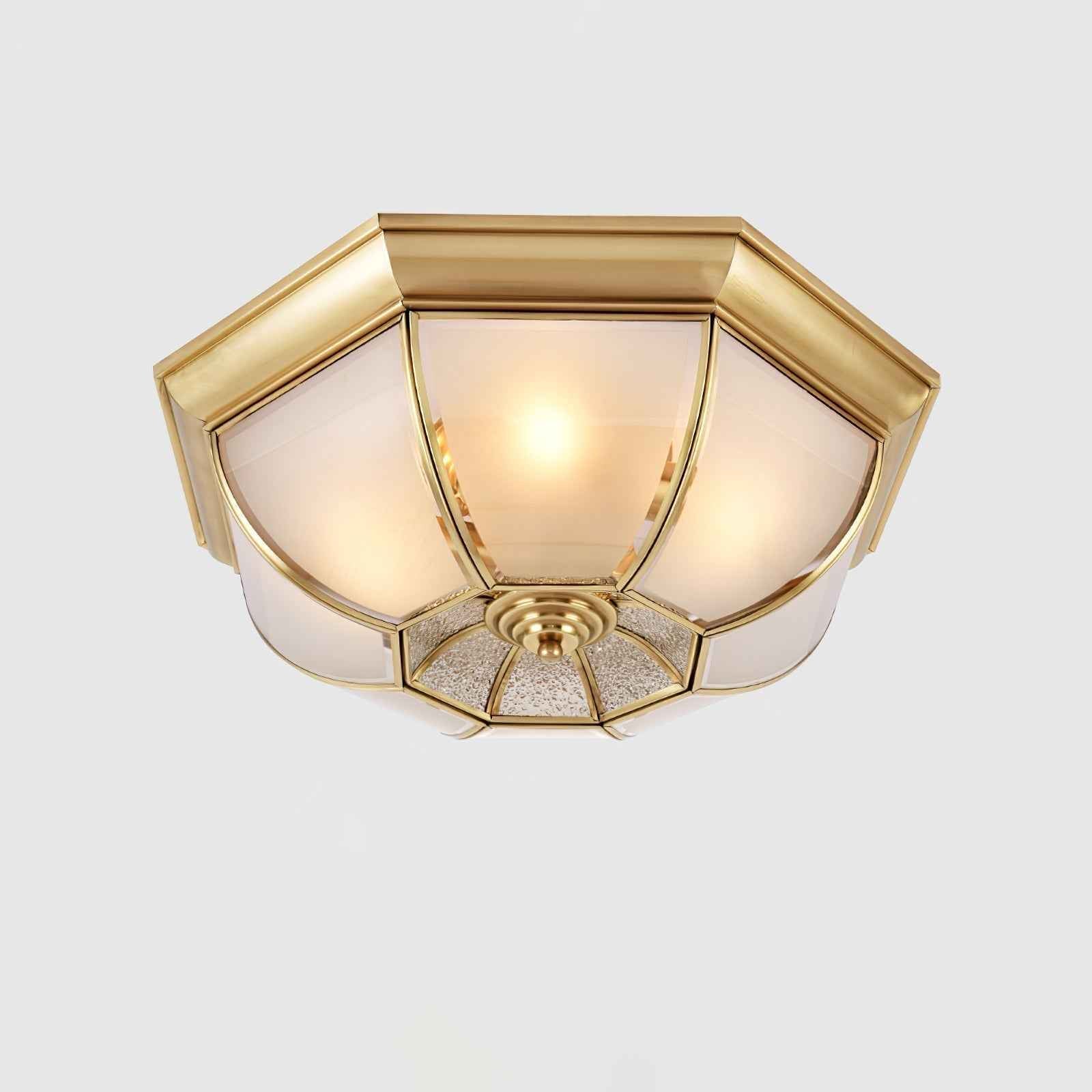 Alirora Verre 35cm Blanc LED
