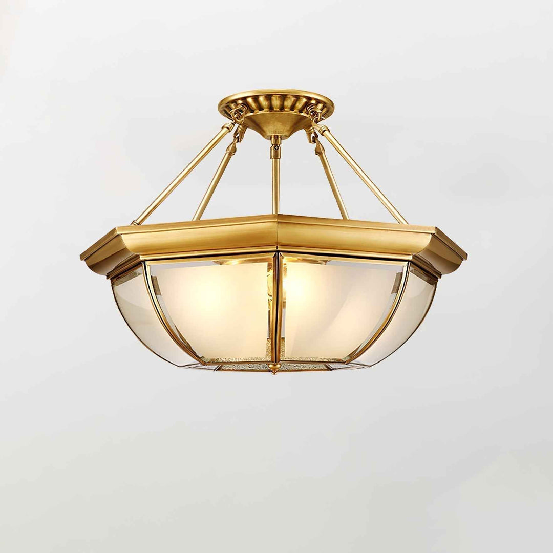 Alirora Verre 35cm Blanc LED