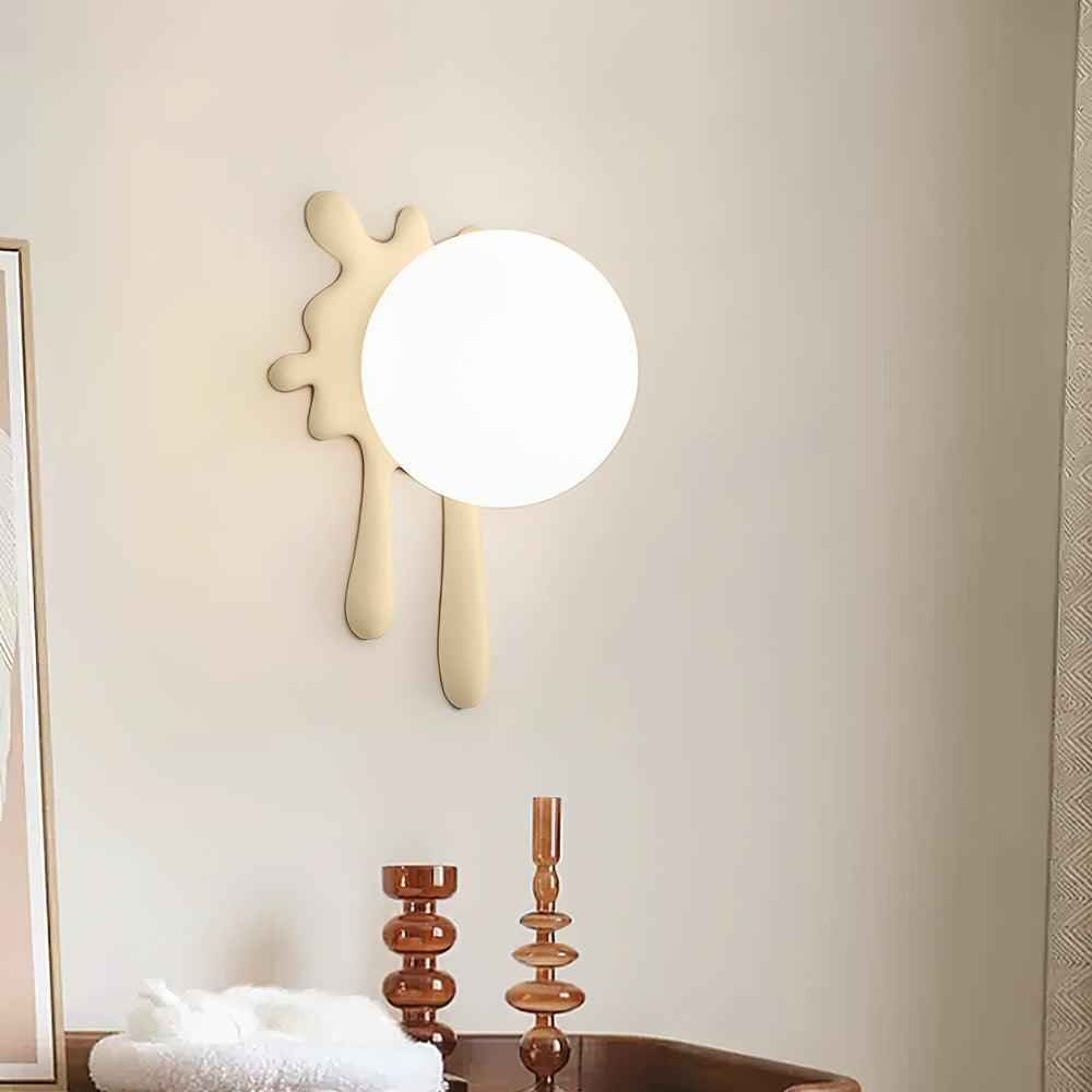 Lustra Métal 15cm Beige LED 5W