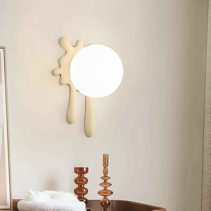 Lustra Métal 15cm Beige LED 5W