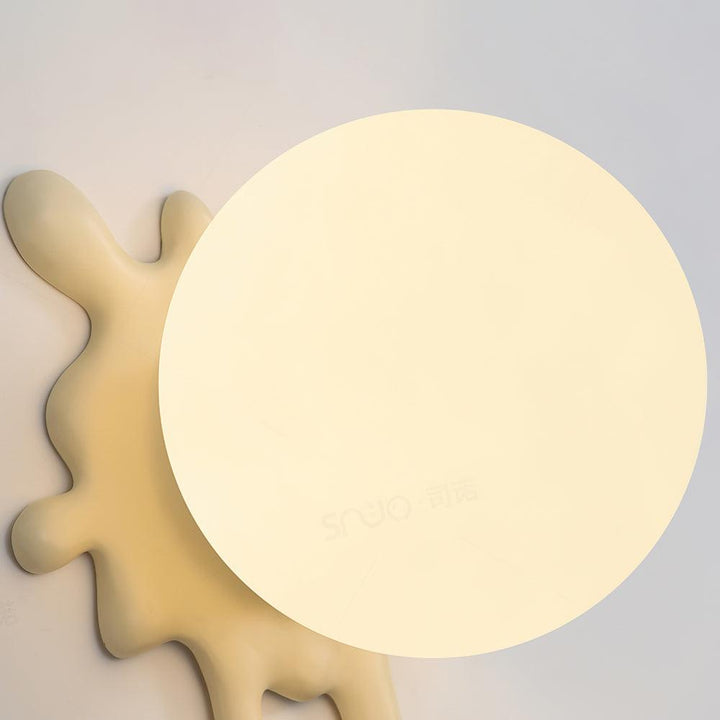 Lustra Applique Murale Abstraite Résine Éclat Globe Lumineux Ludique Artistique - Neutralighting