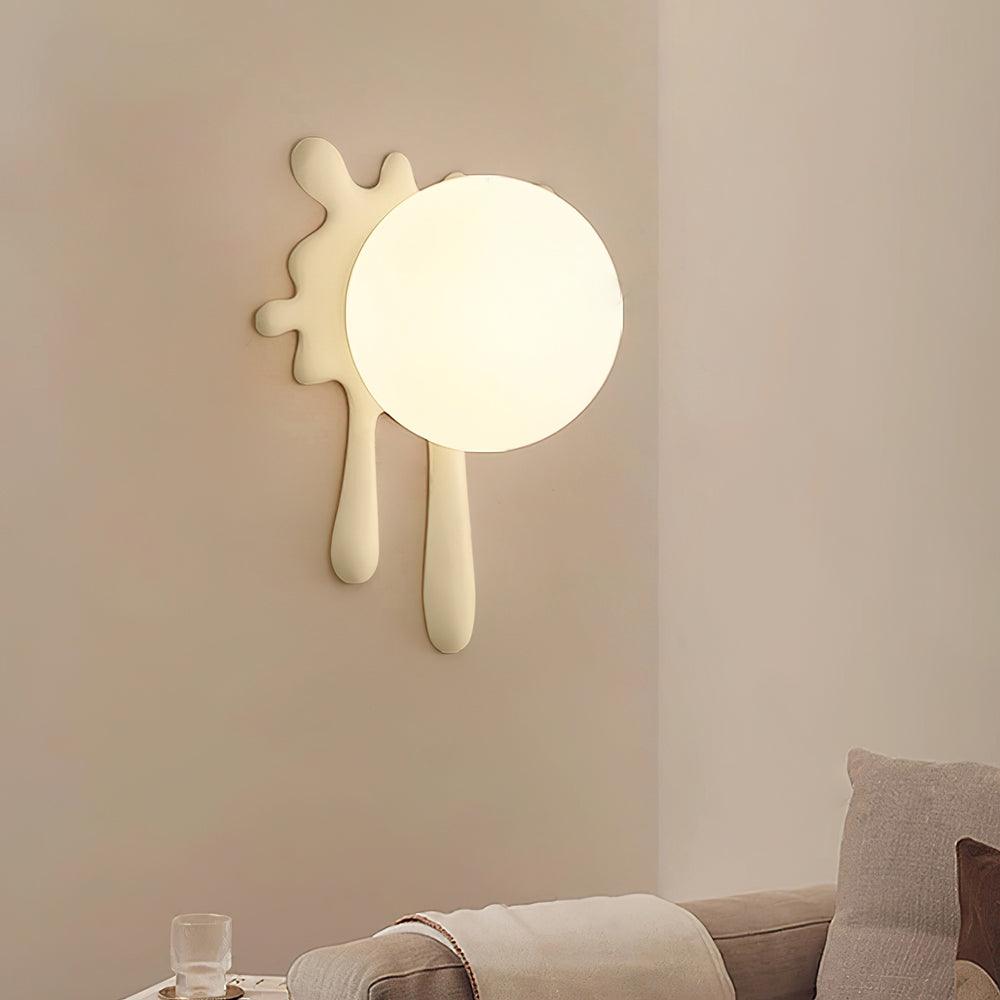 Lustra Applique Murale Abstraite Résine Éclat Globe Lumineux Ludique Artistique - Neutralighting